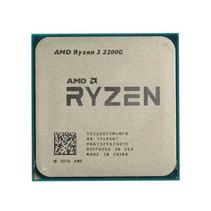 CPU AMD RYZEN 3 2200G (3.5GHz Up to 3.7GHz, AM4, 4 Cores 4 Threads) TRAY