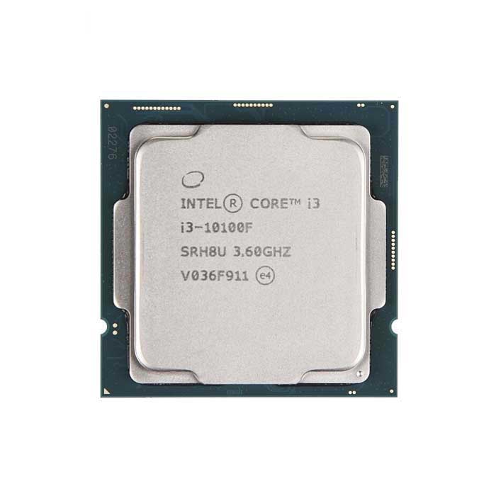 CPU Intel Core i3 10100F (3.60 Up to 4.30GHz, 6M, 4 Cores 8 Threads) TRAY chưa gồm Fan (Không GPU)