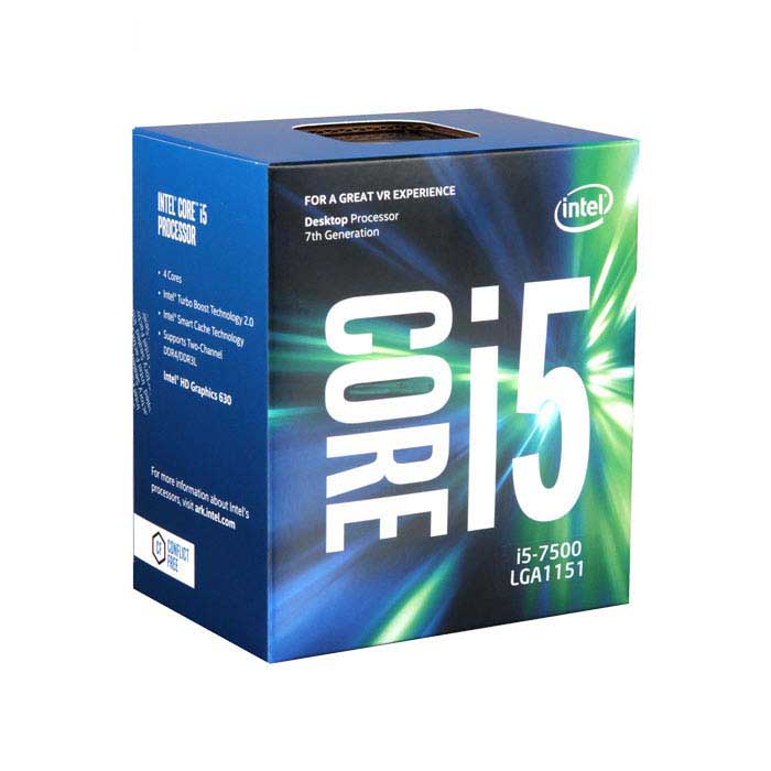 CPU Intel Core i5 7500 (3.80GHz, 6M, 4 Cores 4 Threads) Box Chính Hãng