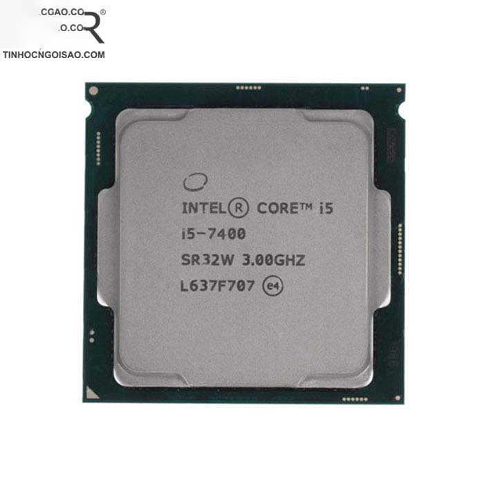 CPU Intel Core i5 7400 (3.50GHz, 6M, 4 Cores 4 Threads) TRAY chưa gồm Fan