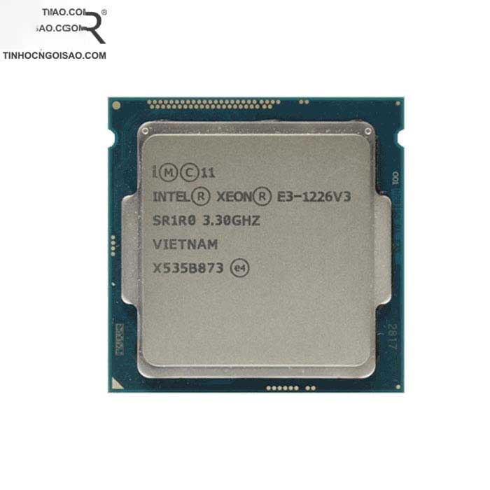 CPU intel xeon E3 1226v3, 3.30GHz, 8M TRAY chưa gồm Fan