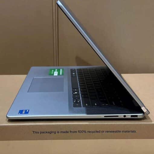 Dell Plus 7640 Core i5-12450H Ram16G SSD512 VGa intel Màn 16.0FHD 250nit-Win 11 Vỏ Nhôm Bạc Xanh